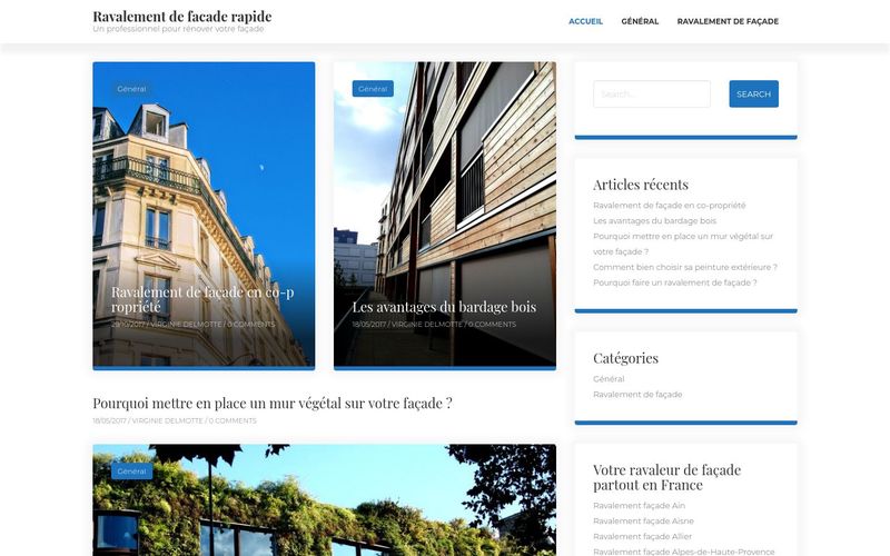 Ravalement de facade rapide - Un professionnel pour rénover votre façade